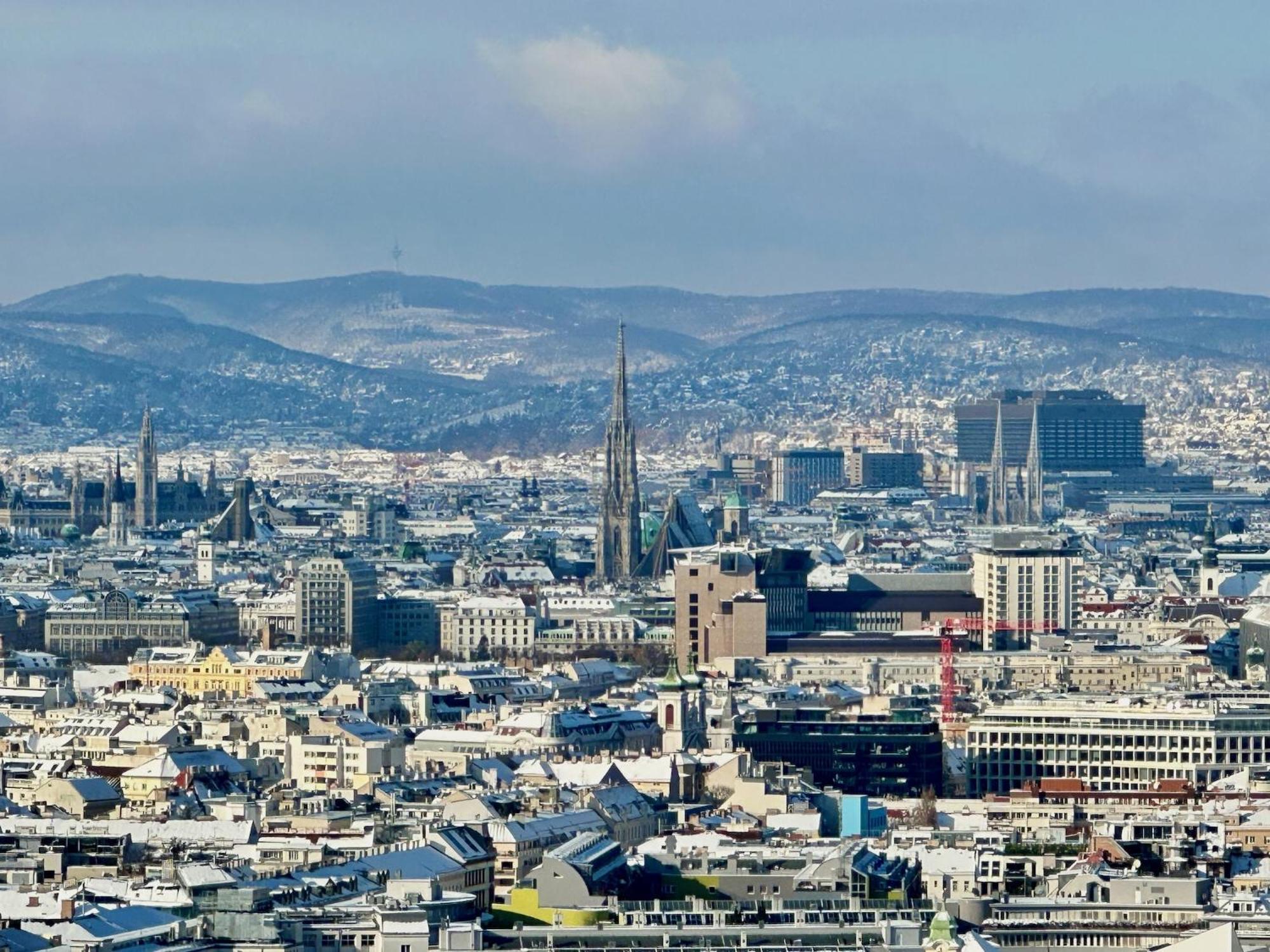 Triiiple Level 31 - Sonnenwohnen Apartment Mit Fantastischem Ausblick Und Parkplatz Вена Экстерьер фото